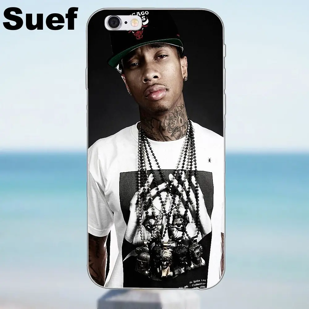 Suef мягкий чехол для мобильного телефона Tyga iPhone 4 4S 5 5S 5C SE 6 6S 7 8 Plus X Samsung Galaxy A3 A5 J1 J3 J5