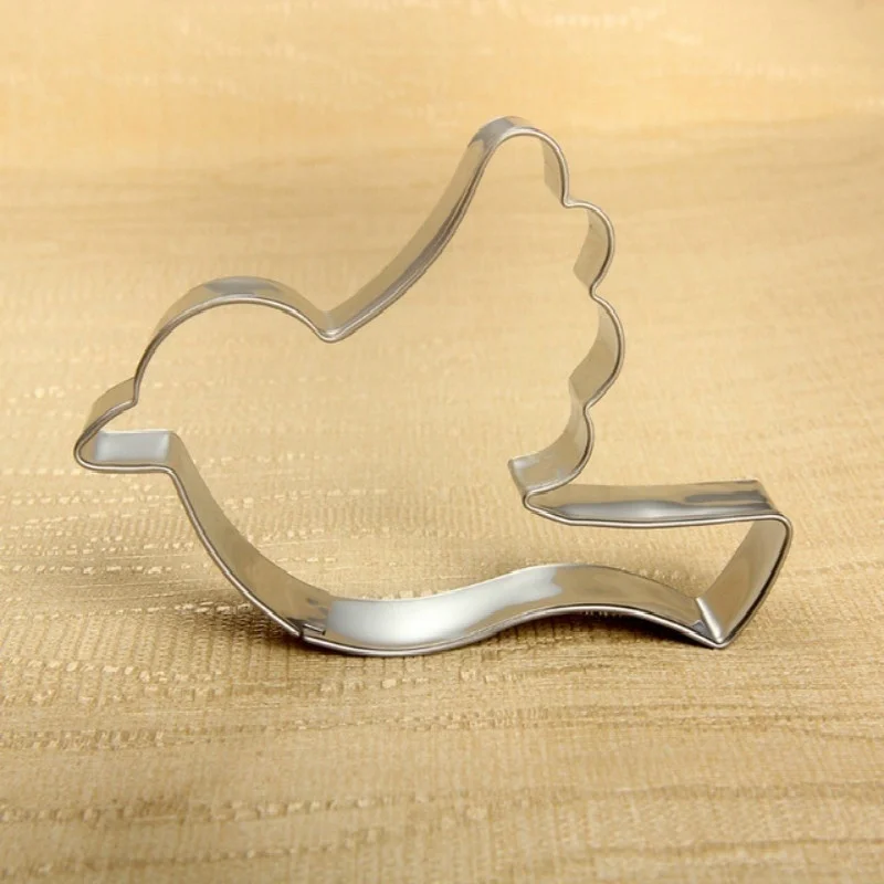1 piece 3d cute kitchen supplies bird shape stainless steel cookie cutter mold biscuit accessories cake decorating tools | Дом и сад