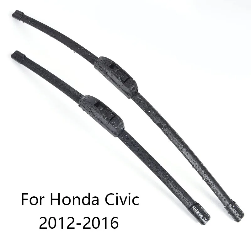2012-2016 Щетки стеклоочистителя лобового стекла для Honda Civic форма 2001 2002 2003 2004 2005 2006 2007 2008 до Резина стеклоочистителя лобового стекла автомобиля - Color: 2012-2016