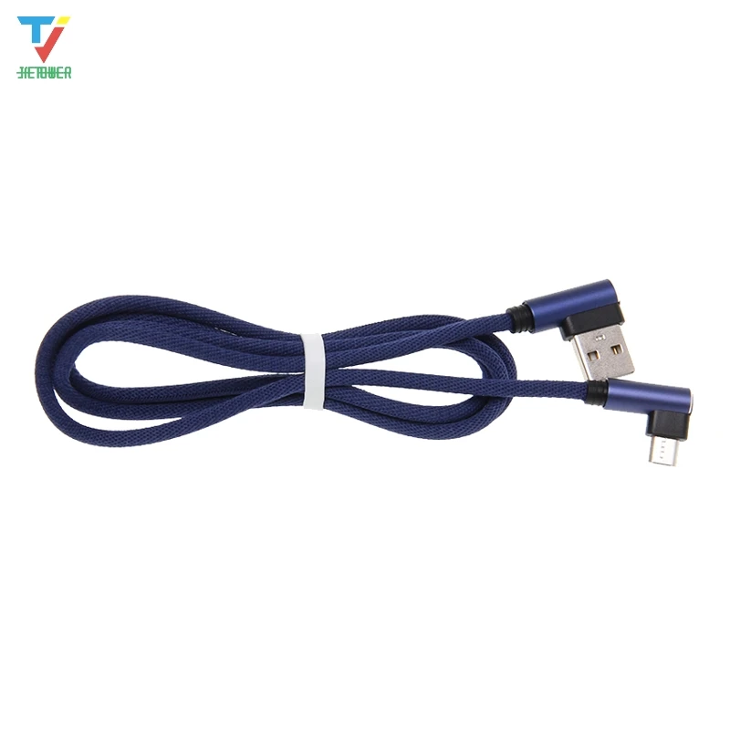 100 шт./лот 2 стороны 90 градусов l-образный тканевый Плетеный тканевый usb-кабель для передачи данных type-c Micro USB 5pin 8pin кабель для Iphone Xiaomi