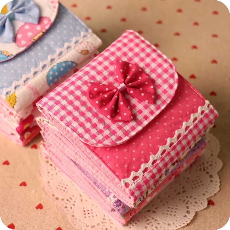 Милая девушка леди хлопка гигиеническая Салфетка Организатор колодки Для женщин