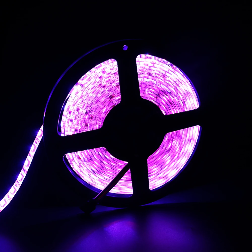 Водонепроницаемая светодиодная лента RGB 5050 комплекты цветов гибкий шнур 5 метров