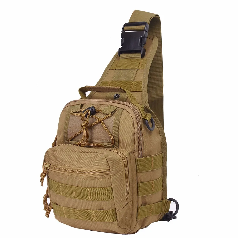 Тактический Molle штурмовой пакет слинг рюкзак сумка на плечо 600D нейлон Открытый