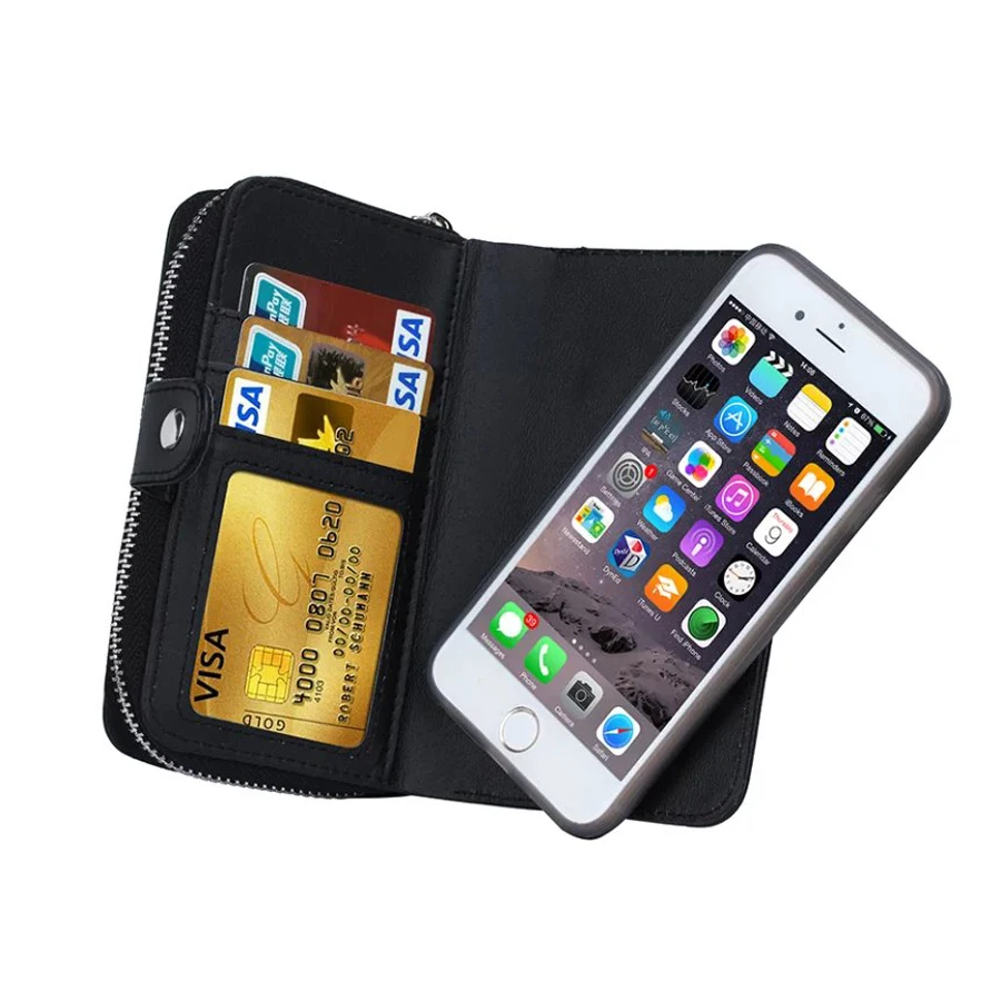6 S Coque текстильный узор складной кошелек Чехол кобура для iPhone Etui роскошный денег и