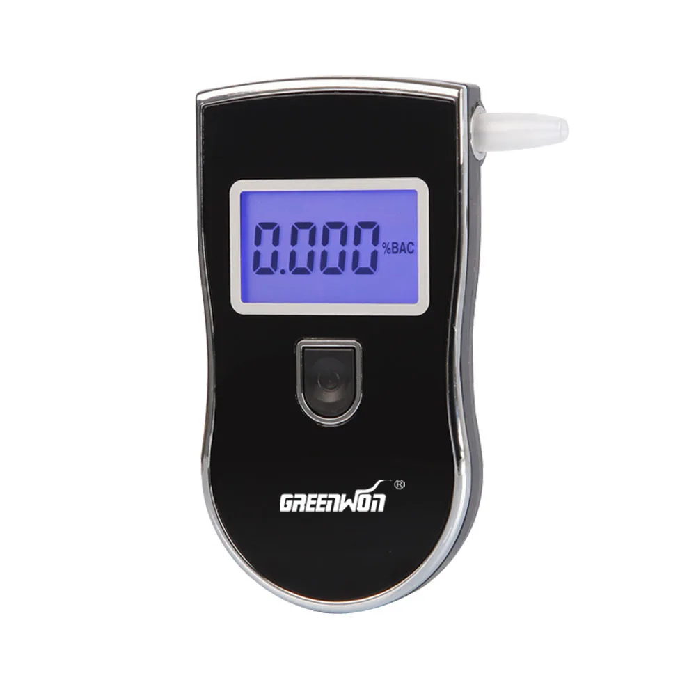 

2019 Digital Prefessional Police Breath Alcohol Tester Battery the Breathalyzer Parking Car Detector