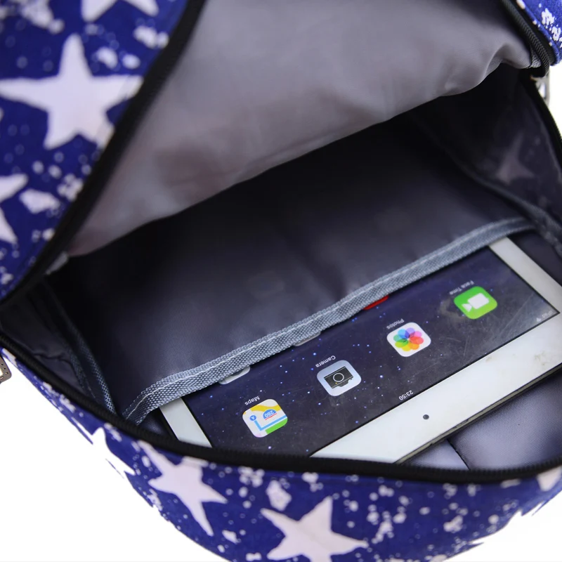 Новинка 2021 женский холщовый рюкзак FONDHERE с принтом милый Повседневный Рюкзак