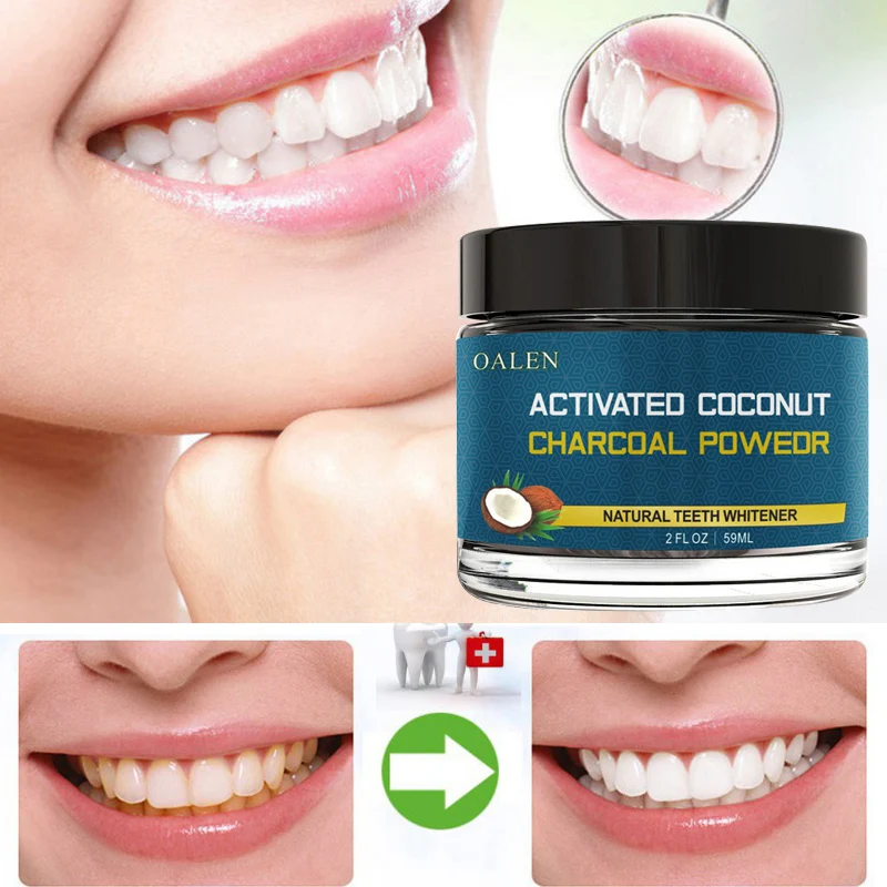 Отбеливающий органический натуральный бамбуковый уголь для зубов с