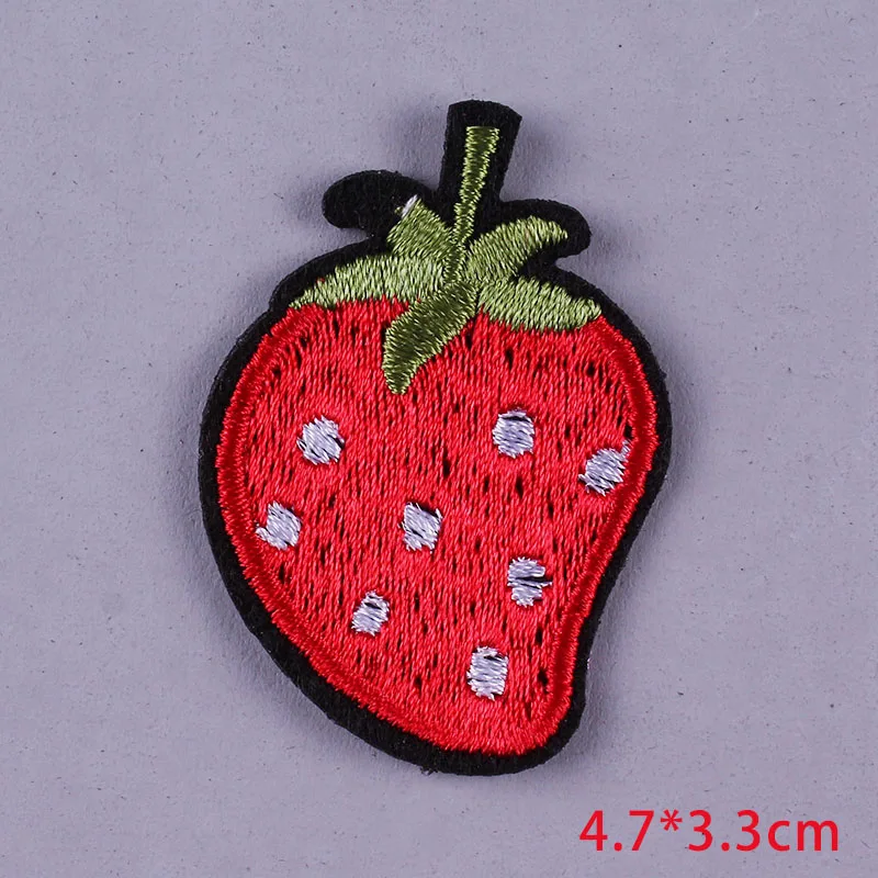 0422 Prajna милые вышитые нашивки для одежды DIY мультфильм Железный патч на одежду суши торт значок нашивки наклейки аксессуары F - Цвет: 0422
