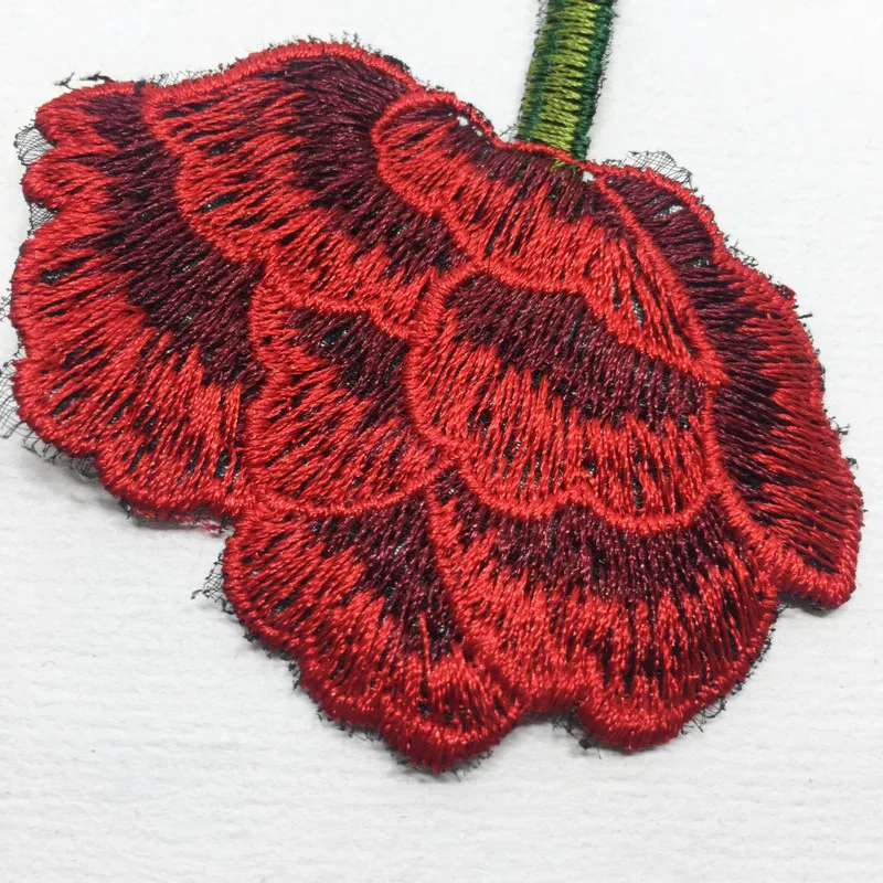 FFLACELL цветы вышитые патчи Швейные наклейки для аппликация на одежду DIY аксессуары