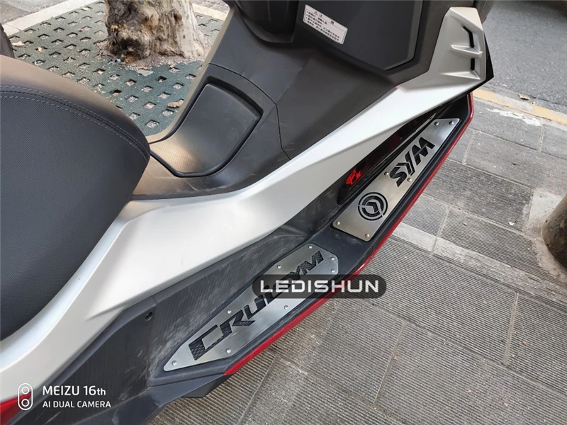 Для SYM CRUISYM 300 CRUISYM300 подножки пластины подставка для ног колодки мотоцикла CNC аксессуары высокого качества