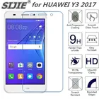 Закаленное стекло для Huawei Y3 2017 Y 3 защитный экран 5-дюймовый чехол для смартфона прозрачный Чехол 9H on