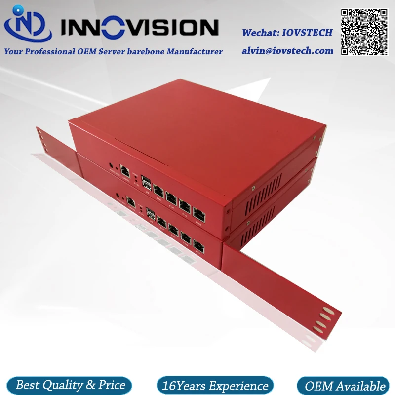 Мини 1U Настольный 4GBe LAN с четырехъядерным процессором J1900 сетевой сервер barebone