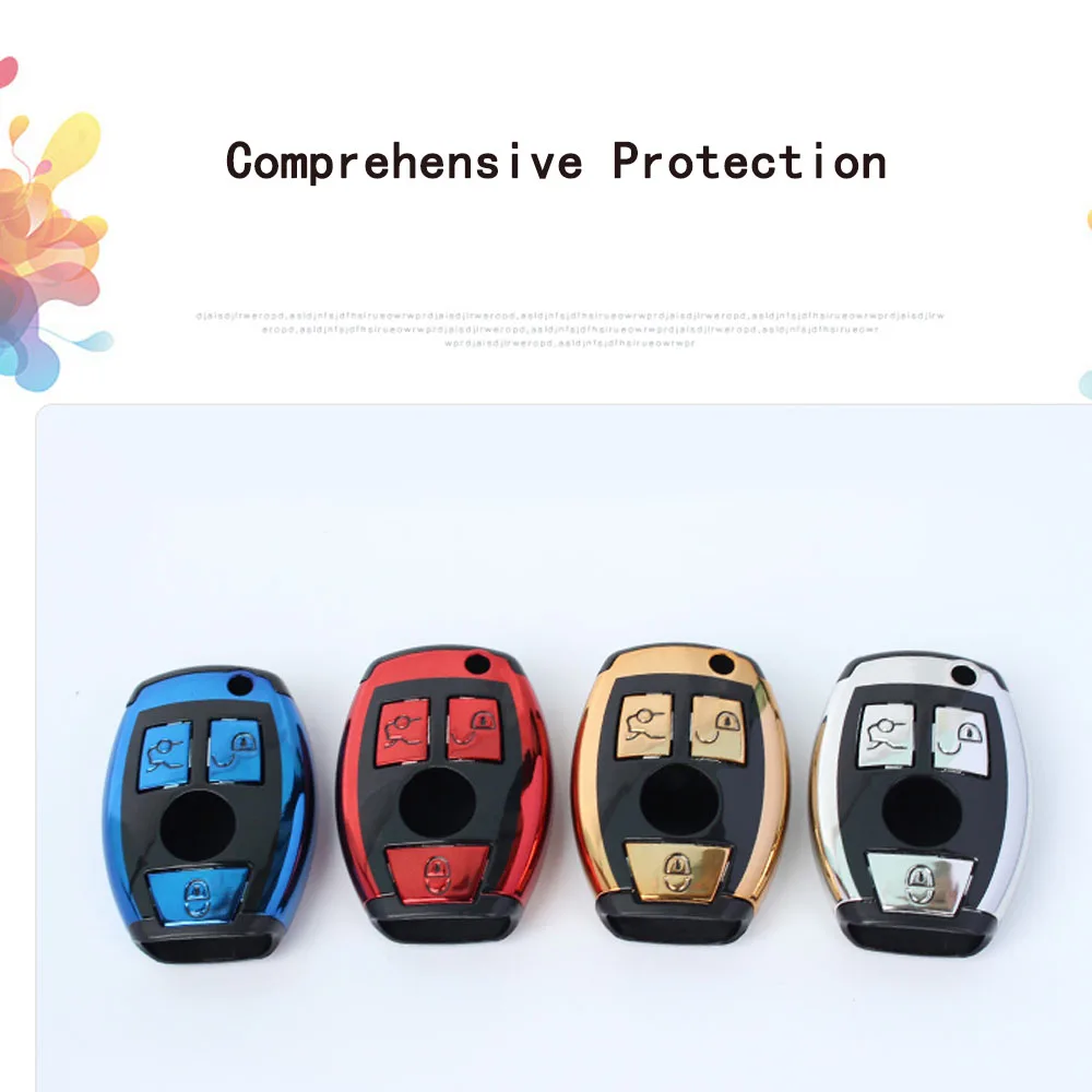ABS Car Remote Key Shell Case Cover for Mercedes Benz C Class W205 E W212 A B S GLC GLA GLK Accessories | Автомобили и мотоциклы