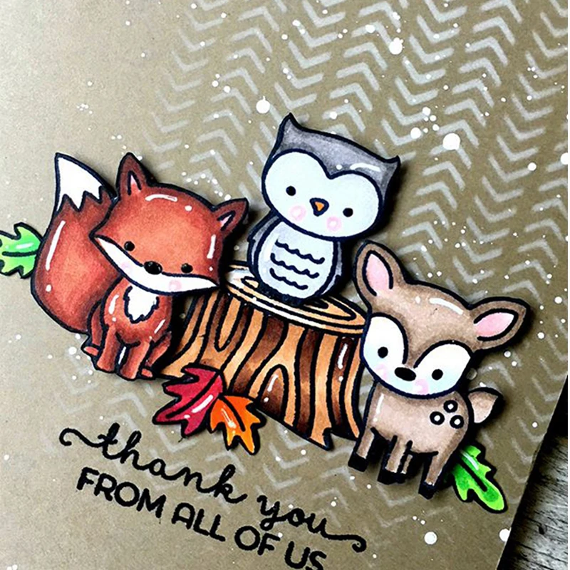 Милый Пасхальный кролик медведь слон пчела прозрачный силиконовый штамп/печать