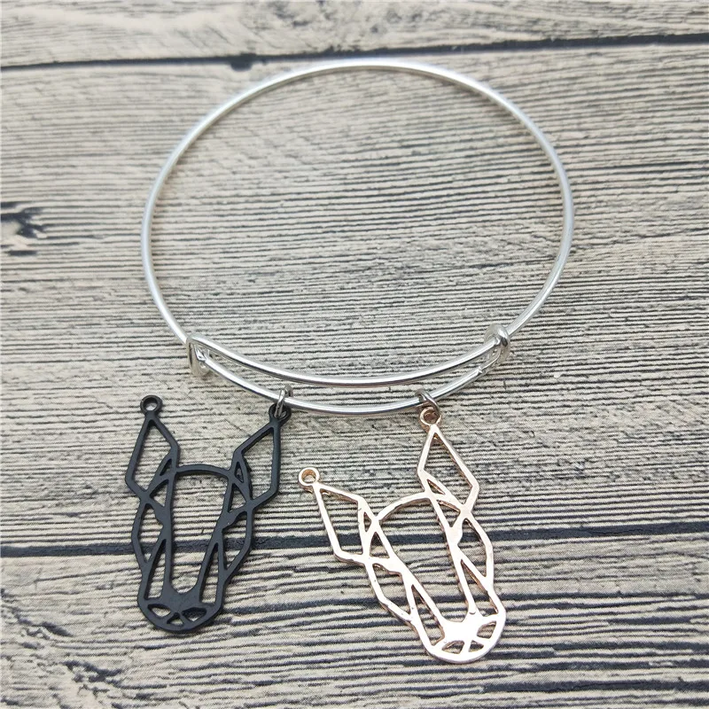 Новые браслеты Origami Bull Terrier: милые браслеты с животными в стиле моды Pet Jewellery.