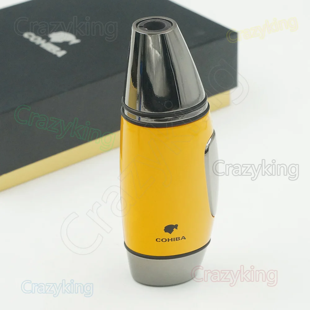 Металлический фонарик COHIBA Jet Flame зажигалка для сигар подарочная коробка | Дом и