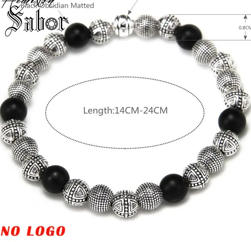 Красиво детализированные матовые черные обсидиановые бусины Крест бисера герой