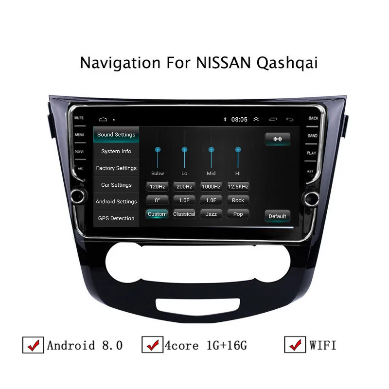 10 1 "Android 8 автомобильный gps навигатор для Nissan Qashqai X Trail 2016 2018 Автомагнитола стерео