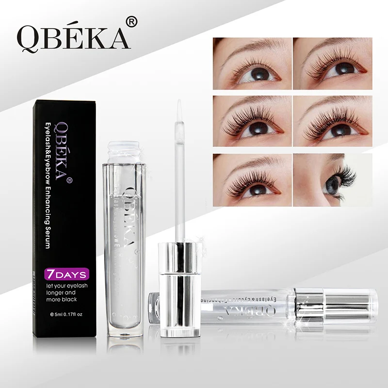 

CE Approval QBEKA Eyelash Eyebrow Enhancing Serum Eye Lashes Brow Extensions Growth Eyelashes Enhancer 7 Day Long Eyelash Tonic