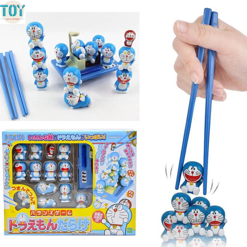 Новинка 13 шт. Doraemon Time Machine палочки для еды играя баланс игры 2-3 см Мини Фигурки игрушки украшения для торта