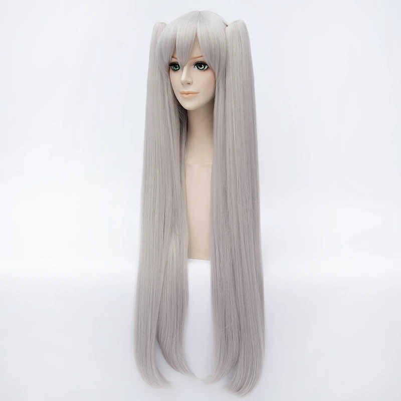 Женский длинный прямой парик для косплея коллекция Kantai Amatsukaze 100 см искусственные