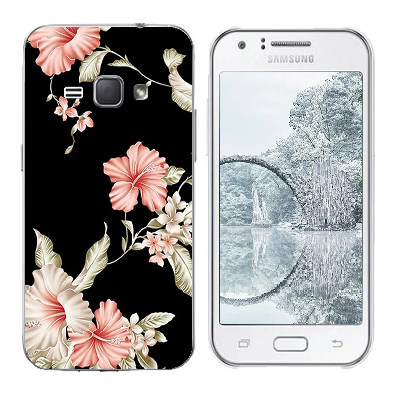 Чехол для Samsung J1 2016 мягкий чехол из ТПУ Fundas J120F SM-j120f/ds силиконовые чехлы с принтом