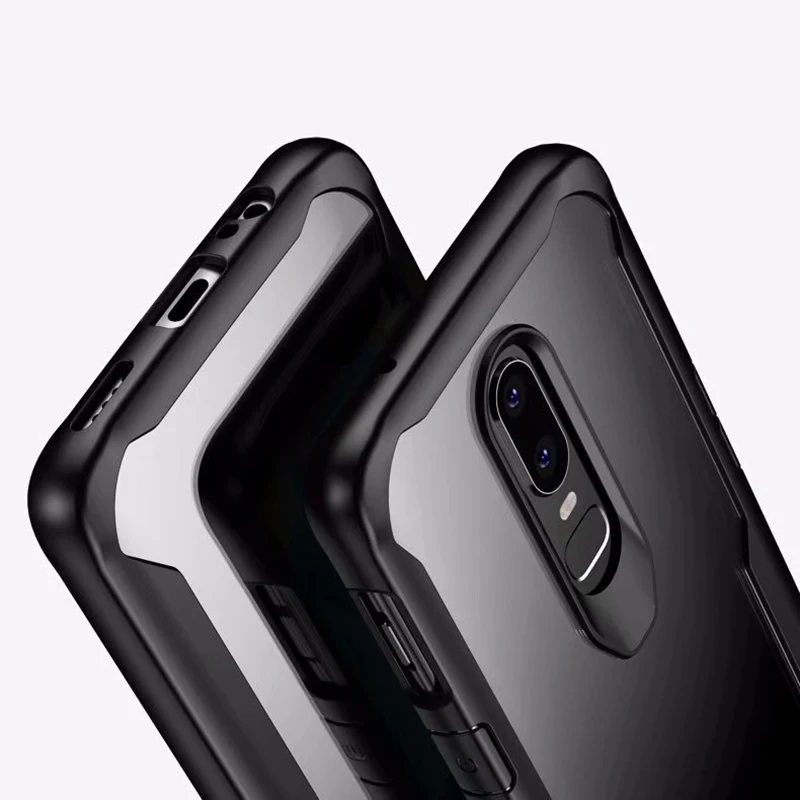 Тонкий противоударный Прозрачный чехол для телефона ADKO OnePlus 6 5 мягкий