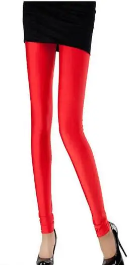 Neon red Неоновые зеленые Леггинсы для тренировок с эффектом пуш-ап, Женские панталоны для фитнеса, панковские легинсы, джеггинсы, спортивные штаны, время приключений - Цвет: Neon red