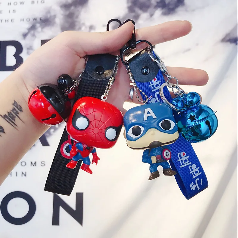 Мстители 4: Endgame капитан Марвел яд Дэдпул Железный человек с колокольчиком брелок