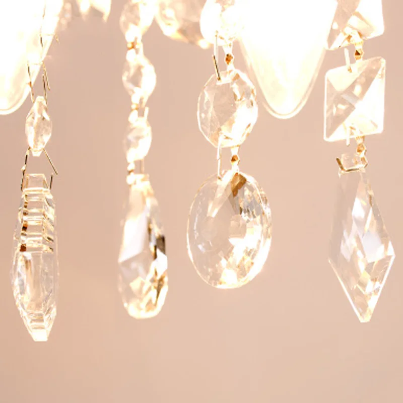 LOFT American Pendant Light Retro Iron Lamp For Bedroom Home Mall Shop Store Dining Room Restaurant Coffee E27 Bulb Crystal | Освещение