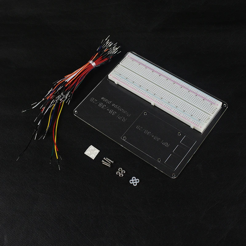 Raspberry Pi акриловая пластина для эксперимента + макетная плата соединительный