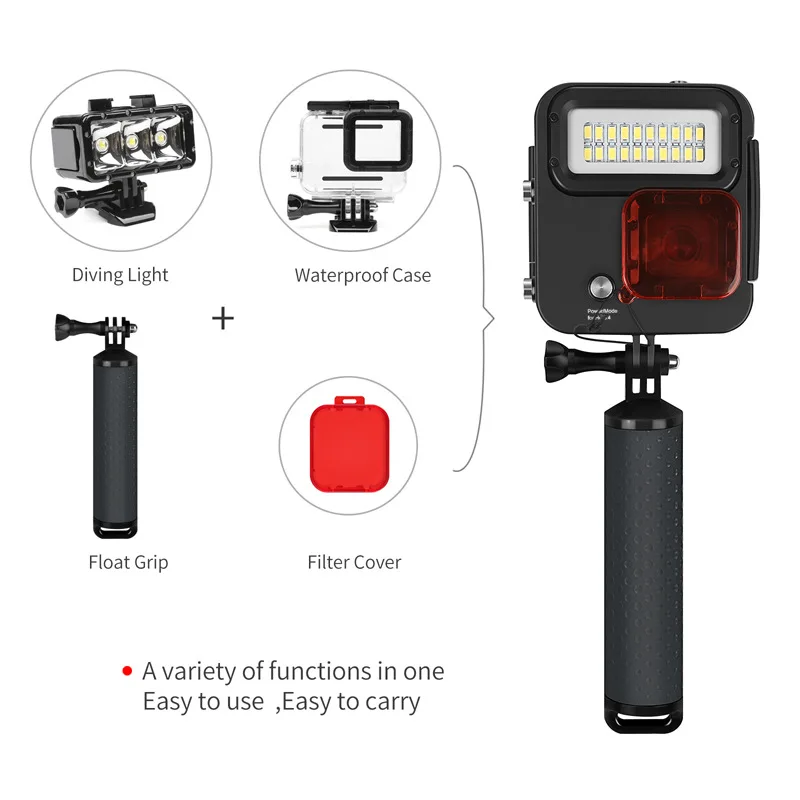 Продажа Водонепроницаемый чехол для экшн-камеры GoPro Hero 7 6 5 Black 4 3 +