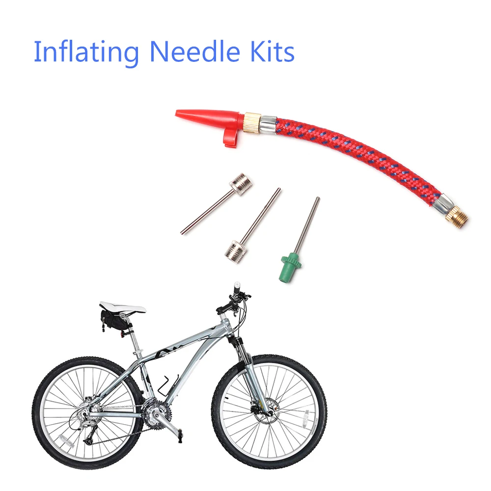 Набор игл для накачивания мячей 1 комплект игла сопло шланг адаптер