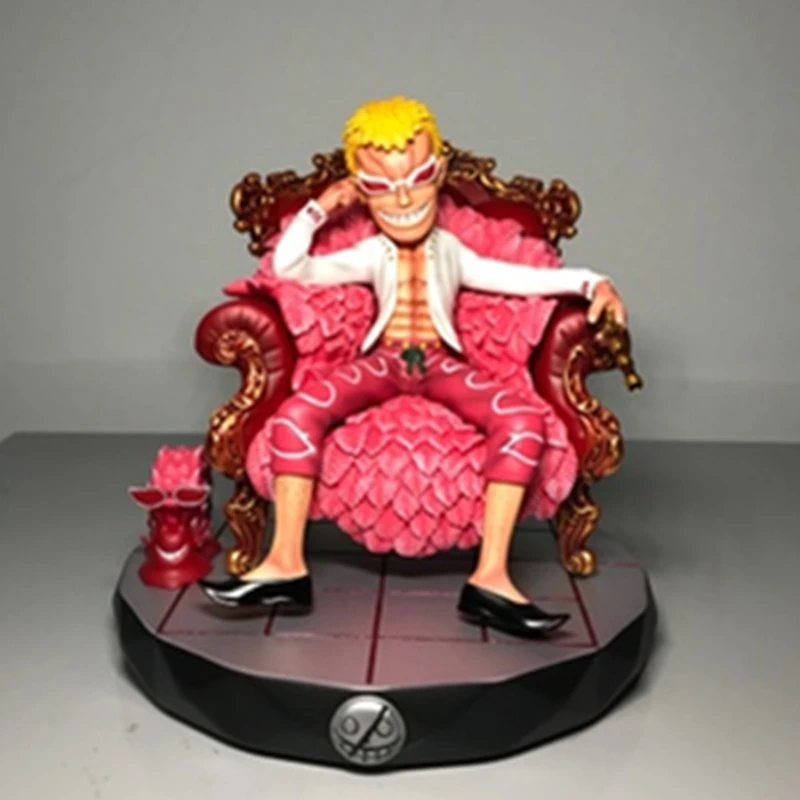 

ONE PIECE Statue Seven Warlords Of The Sea Bust Donquixote Doflamingo QL GK Action Figure Collectible Model Toy BOX 17.5CM J529