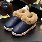 GNOME новинка, зимние мужские ботинки для помещений, унисекс, удобная теплая обувь с мехом, мужские водонепроницаемые повседневные ботинки из ПУ кожи для дома