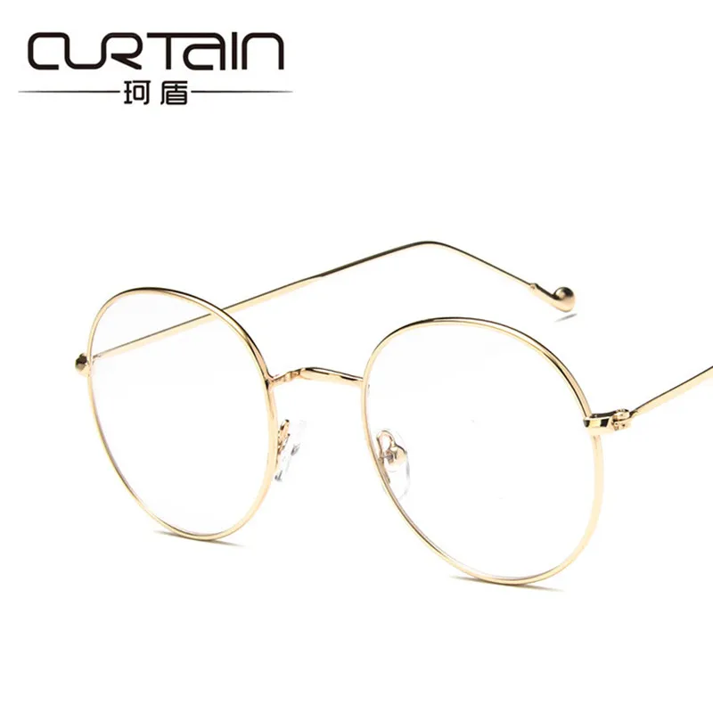 2019 Curtain Optical Glasses New Korean Version Of The Retro Flat Mirror Trendy Frame Female Literary With Myopia | Аксессуары для
