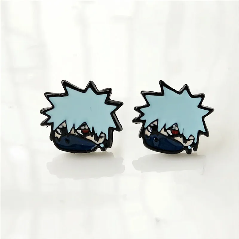 IVYYE NARUTO Хатаке Какаши Мода Аниме Сережка с героями мультфильмов милые серьги-гвоздики с животными женщины Девочки Дети Ювелирные изделия Рождество подарок