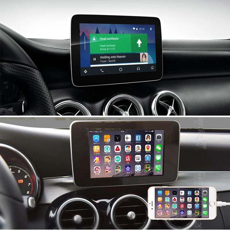 Мультимедийный смарт автомобиль модифицированный с Apple Carplay Android Авто бокс для