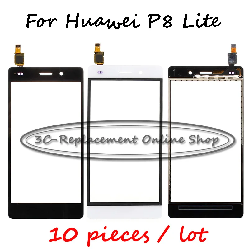 10 шт черный/белый/золотой для Huawei P8 Lite ALE L04 L21 TL00 L23 CL00 L02 UL00 сенсорный экран