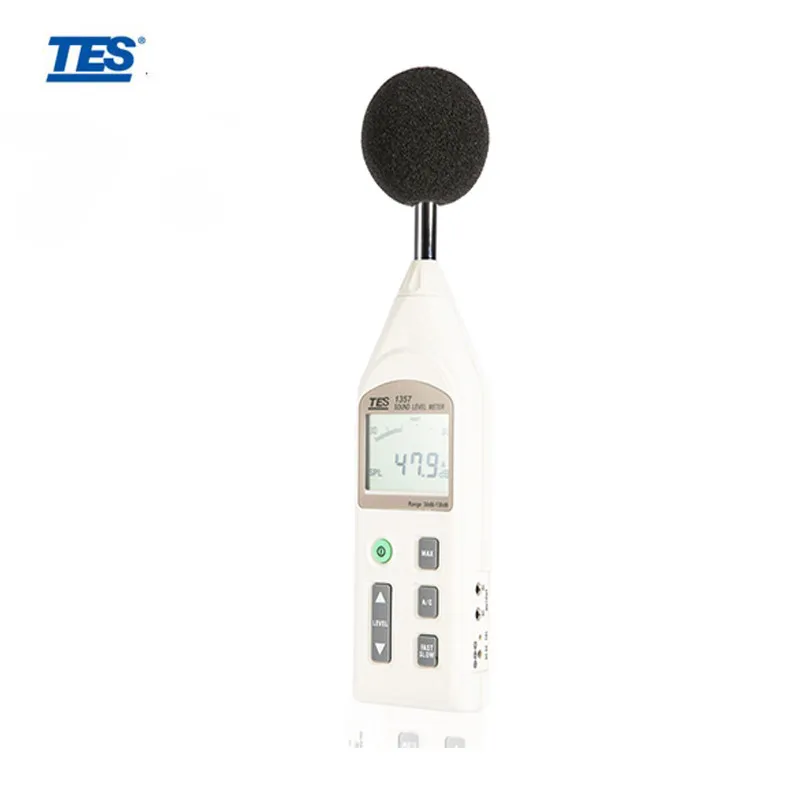 TES 1357 измеритель уровня звука в диапазоне от 30 до 130dB Портативный цифровой с