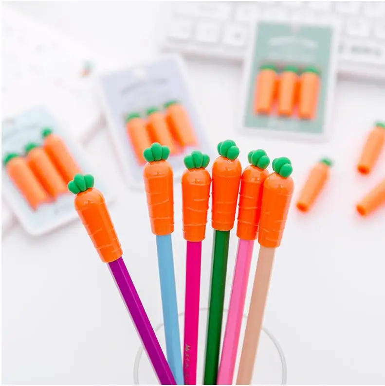 Coloffice 3 шт./компл. корейский морковный детский топ студенческий карандаш защитный