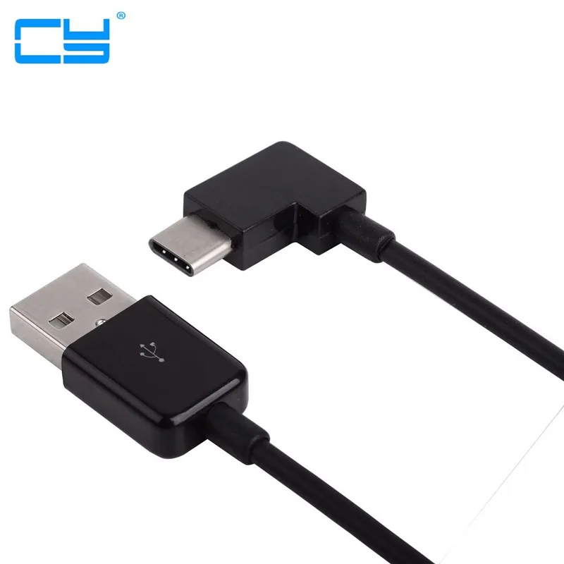 

USB Type C 100cm 1m 2m 3m short Cable 90 Degree Right Angled USB Type-C 3.1 Connector Wire USB C Cable for MacBook / Xiaomi 4C