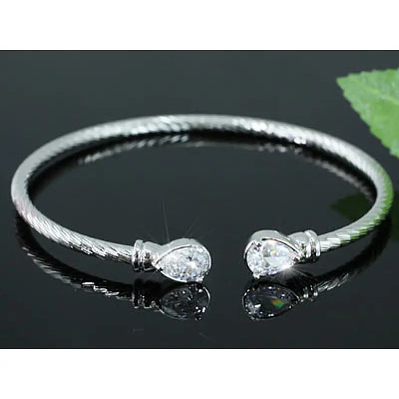 Браслет с имитацией фианита CSB050 4 карата|bangle jade|bangle displaybangles lyrics |