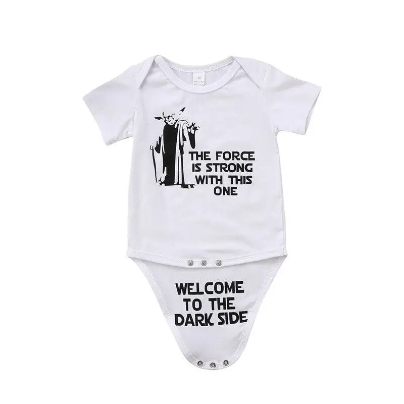 

Newborn Toddler Kids Baby Boy Girl Funny Casual Romper Jumpsuit Clothes Outfits 0-18 M