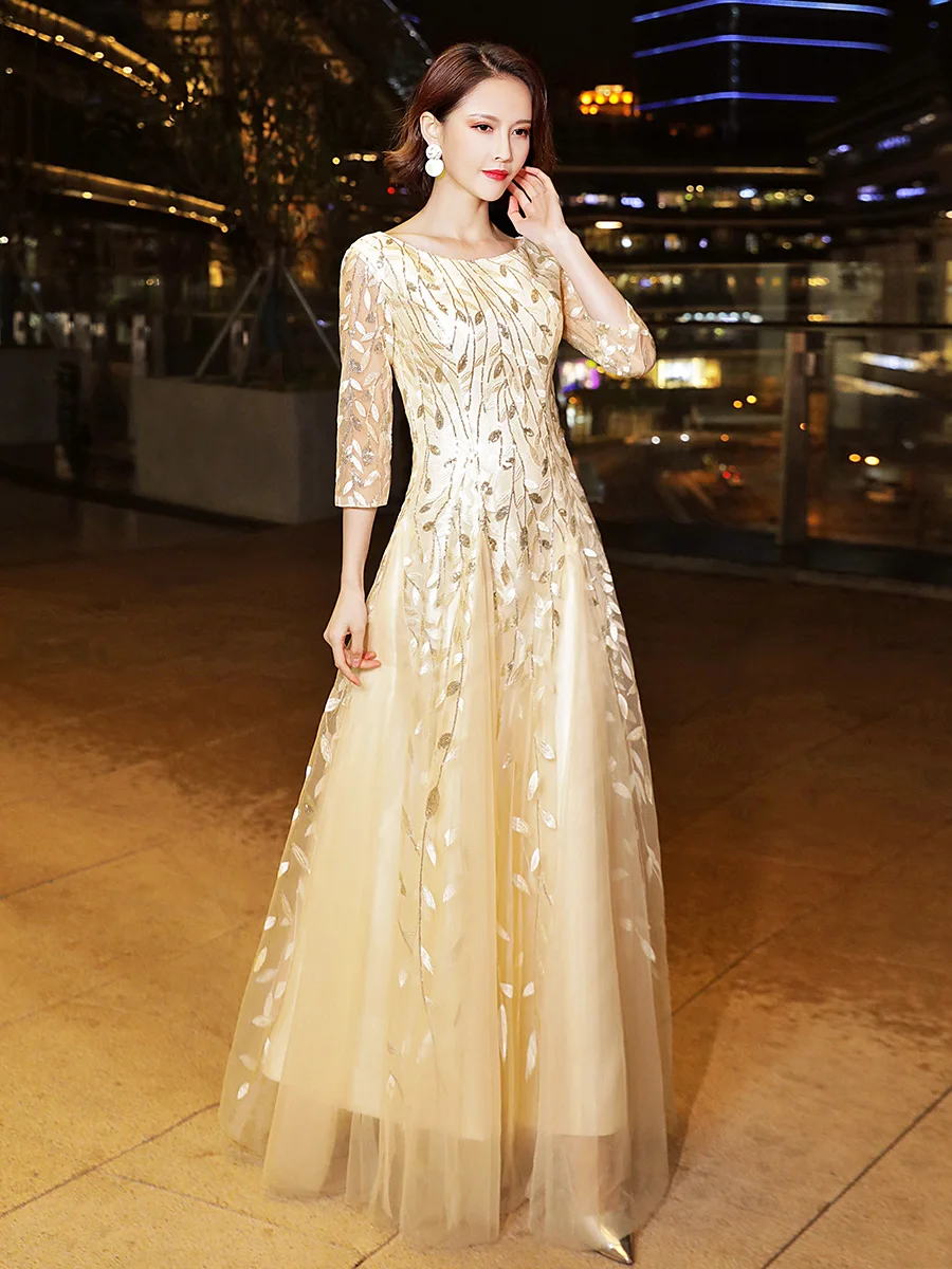 Новинка 2020 Длинные вечерние платья Robe De Soiree сексуальное роскошное вечернее