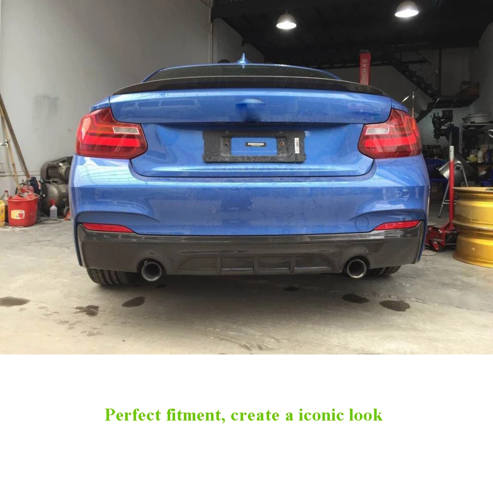Автомобильный задний диффузор губа ДЛЯ BMW 2 серии F22 F23 220i 280i 230i M235i M Sport Coupe Convertible 2013