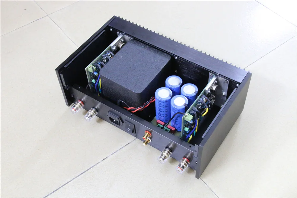 Классический четырехъядерный усилитель мощности SENGTERBELLE 405 Вт + 100 ONSEMI MJ15024 Hi Fi