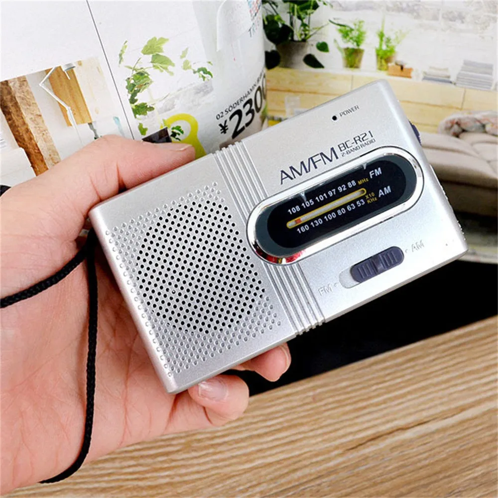Мини портативный карманный AM/FM телескопическая антенна с питанием от аккумулятора радио приемник 7,8