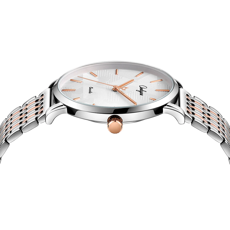 ONLYOU Watches Lover Gifts Couple Fashion Stainless Steel Quartz Wristwatch Men Casual Watch Women Elegant Clock Creative | Наручные часы