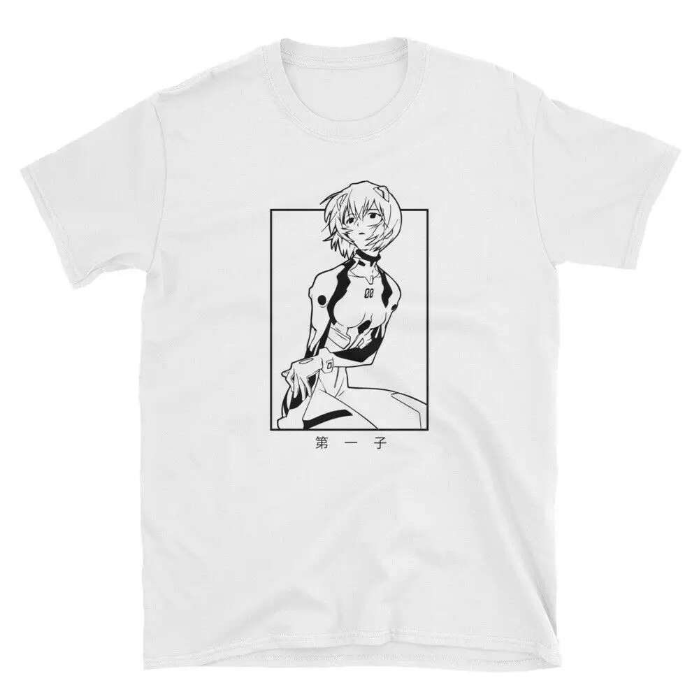 Рей Аянами аниме Neon Genesis Евангелион графическая футболка унисекс 2019 г. Лидер